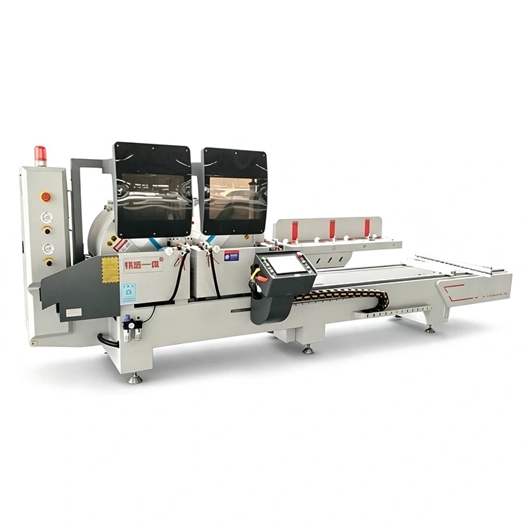 CNC-Doppelkopfsäge für 45°- und 90°-Schnitt