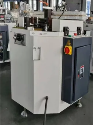 Hochleistungs-Hydraulik-Einkopf-Aluminiumprofil-Eckkombinationsmaschine (100 mm Crimphöhe).